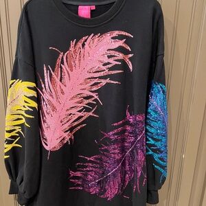 Queen of Sparkles Feather dress